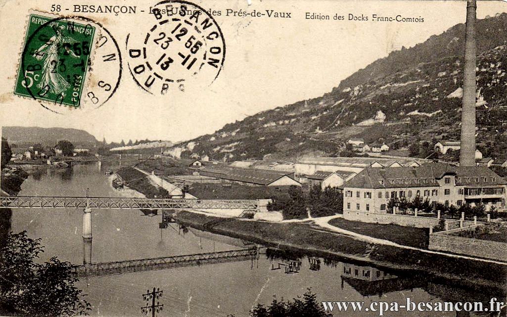 58 - BESANÇON - Les Usines des Prés-de-Vaux